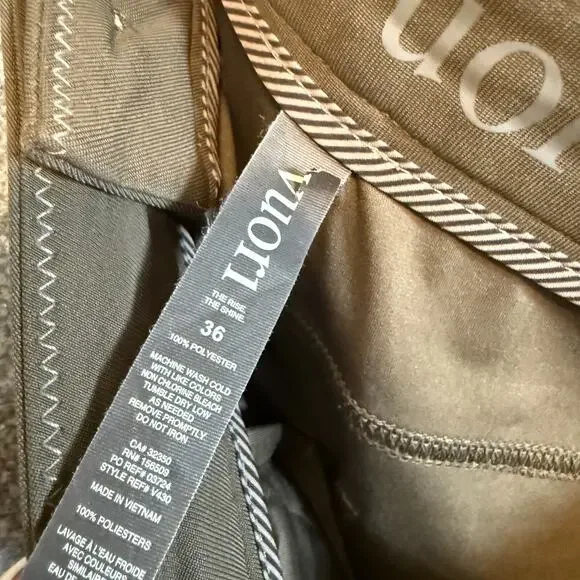 Vuori Pants Mens 36x27 Green Chinos Performance Stretch Aim The Rise The Shine - Picture 13 of 13